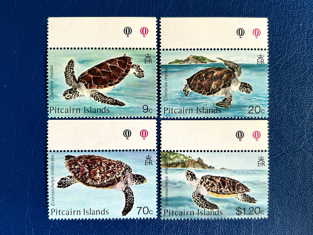 Pitcairn Islands - 1986 - Turtles (fauna) -  MNH**
