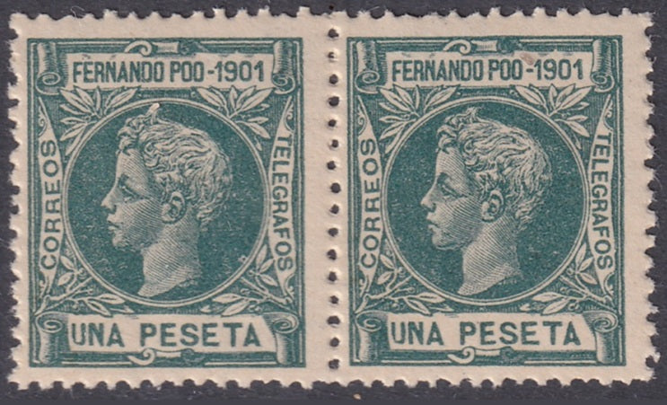 Fernando Po 1901 Sc 98 pair MNH**