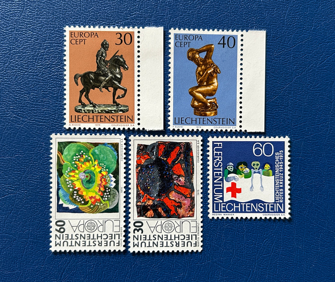 Liechtenstein 1974-5 Mix MNH**