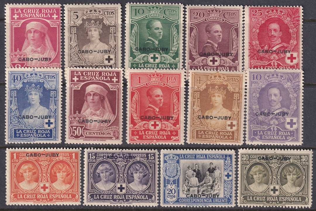 Cape Juby 1926 Sc B1-13,EB1 set MNH**