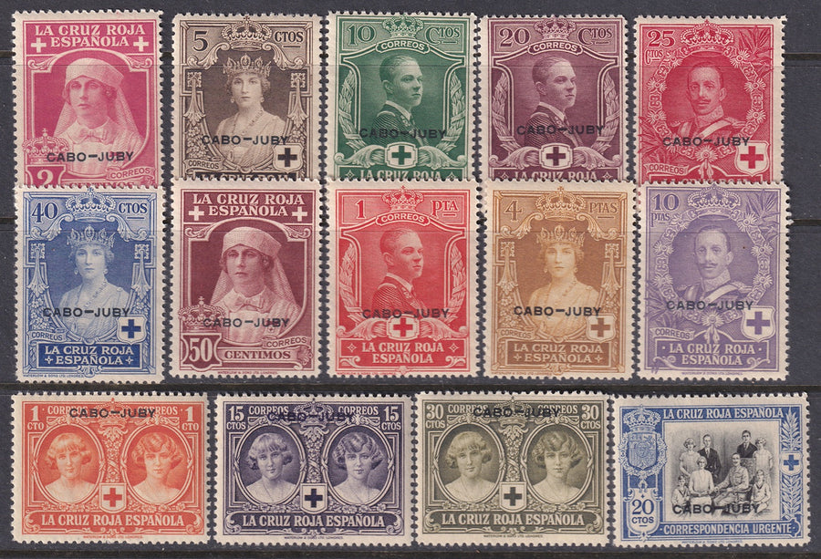 Cape Juby 1926 Sc B1-13,EB1 set MNH**