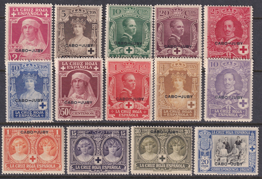 Cape Juby 1926 Sc B1-13,EB1 set MNH**