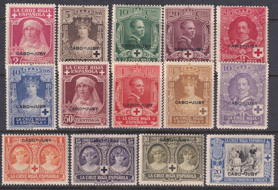 Cape Juby 1926 Sc B1-13,EB1 set MNH**