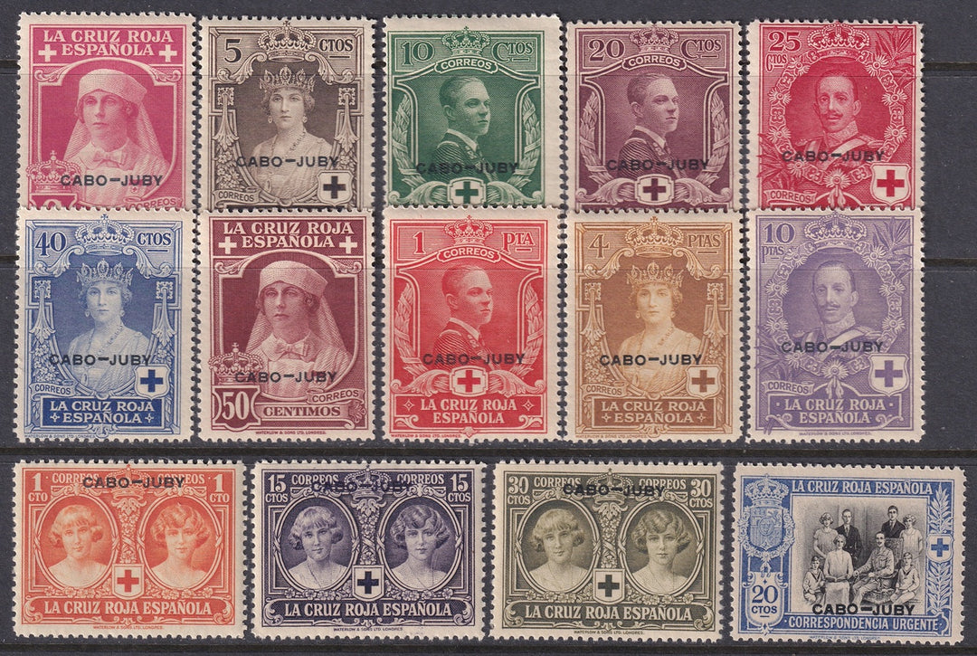 Cape Juby 1926 Sc B1-13,EB1 set MNH**