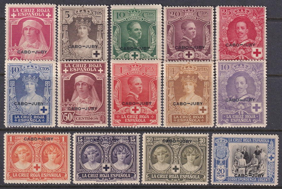 Cape Juby 1926 Sc B1-13,EB1 set MNH**