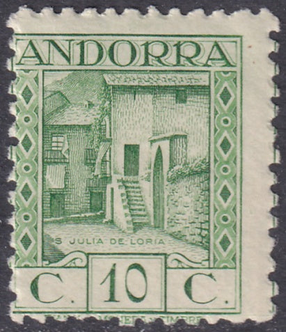 Andorra Spanish 1931 Sc 15a MNH** perf 11.5