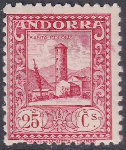 Andorra Spanish 1931 Sc 18a MNH** perf 11.5