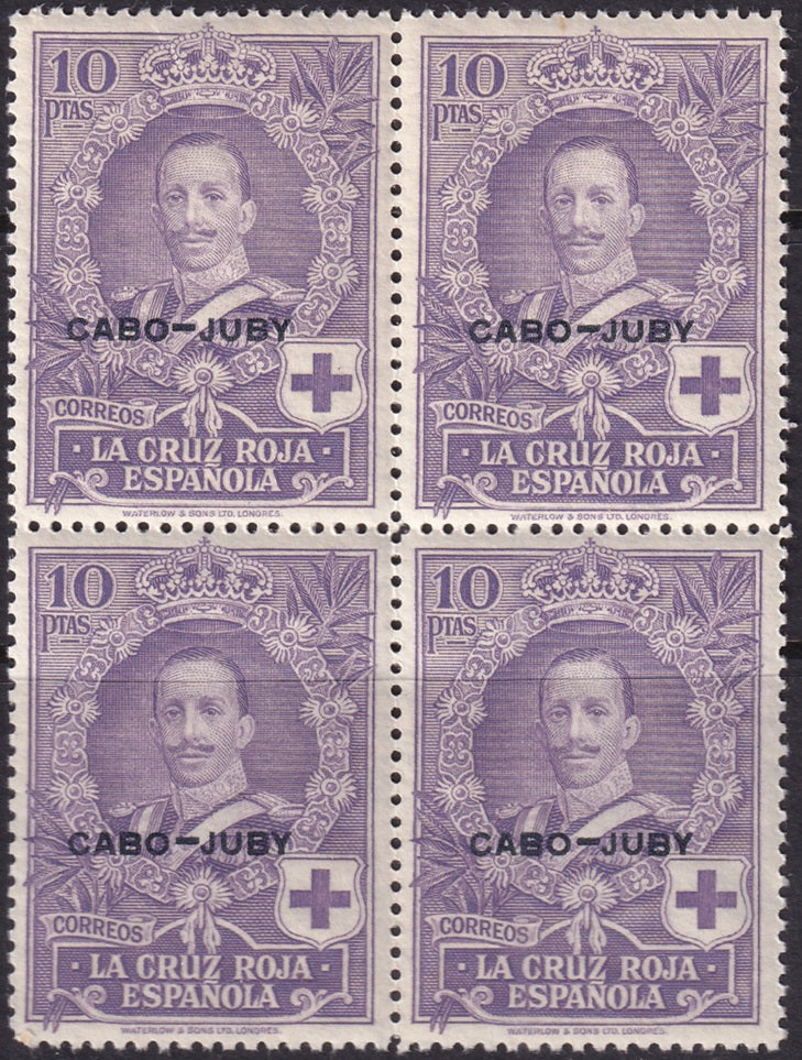 Cape Juby 1926 Sc B13 block MNH**