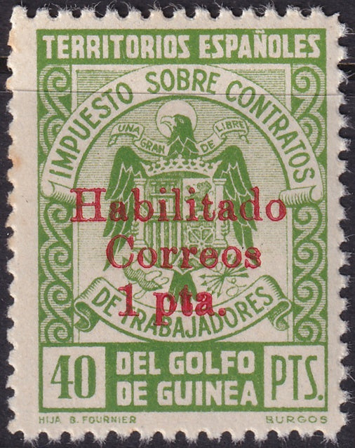 Spanish Guinea 1940 Sc 291 MNH**