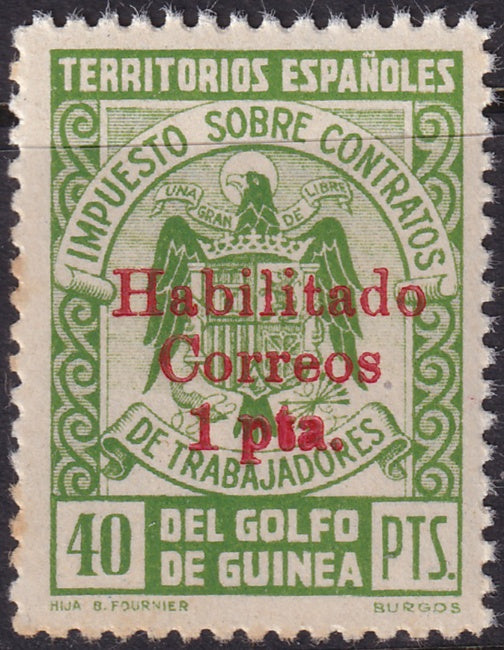 Spanish Guinea 1940 Sc 291 MNH**