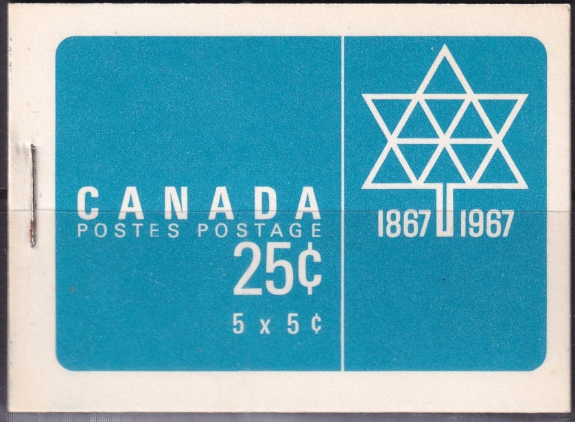 Canada 1967 Sc BK55 booklet MNH**