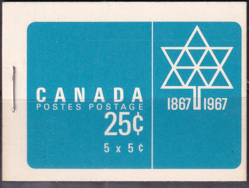 Canada 1967 Sc BK55 booklet MNH**
