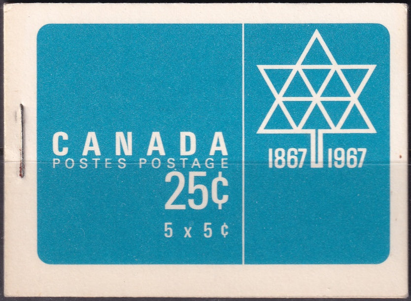 Canada 1967 Sc BK55 booklet MNH**
