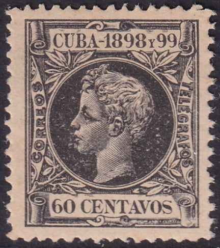 Spanish Antilles 1898 Sc 172 MNH** minor ink offset on gum