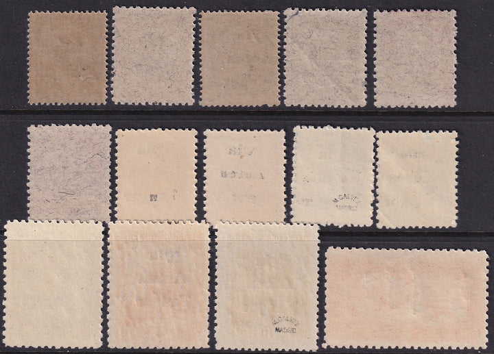 Tánger 1938 Ed 128-41 Juego de correos aéreos de Tánger MNH** valores clave con marca de expertos