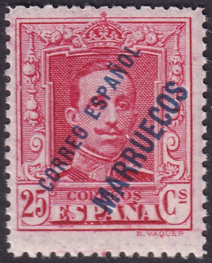 Spanish Morocco 1929 Ed 55 UPU congress specimen (muestra) MNH**