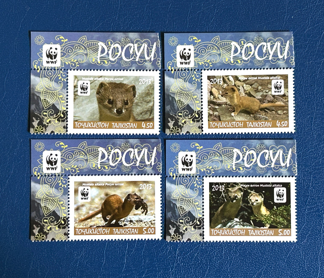 Tajikistan - 2013 - WWF: Animals - MNH** (fauna)