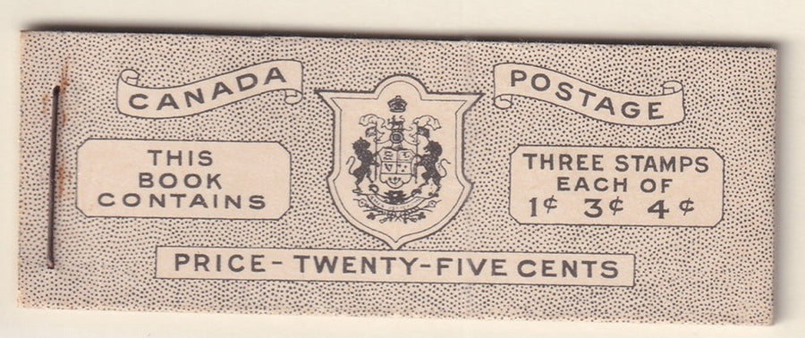 Canada 1943 Sc BK38b booklet MNH** English