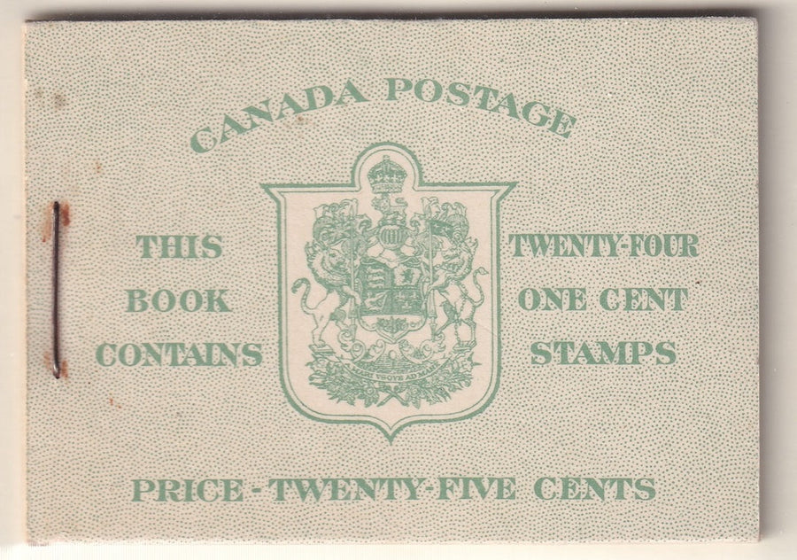 Canada 1942 Sc BK32e booklet MNH** English