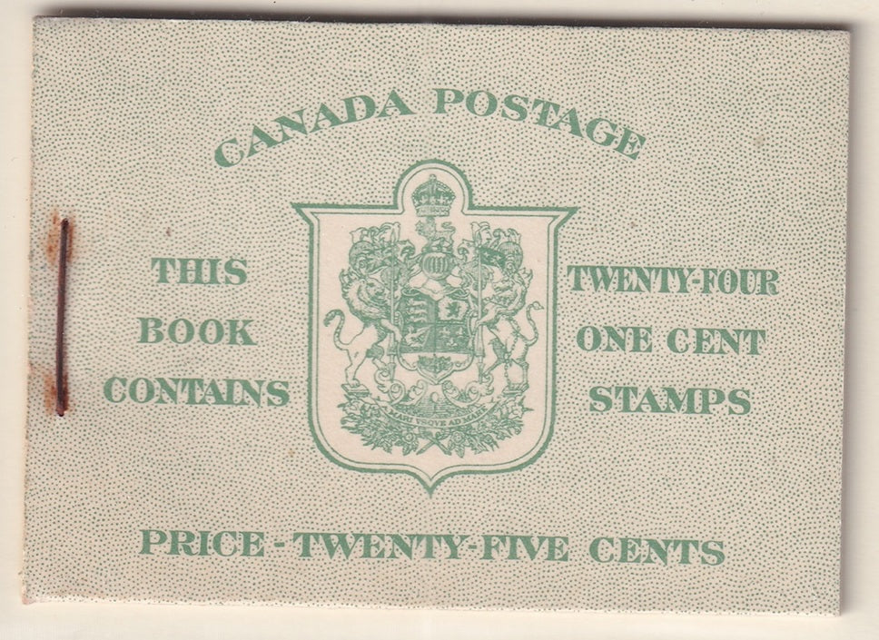 Canada 1942 Sc BK32e booklet MNH** English