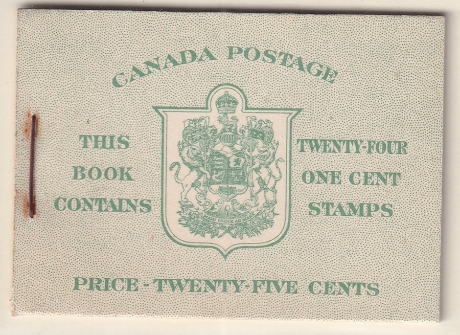 Canada 1942 Sc BK32e booklet MNH** English