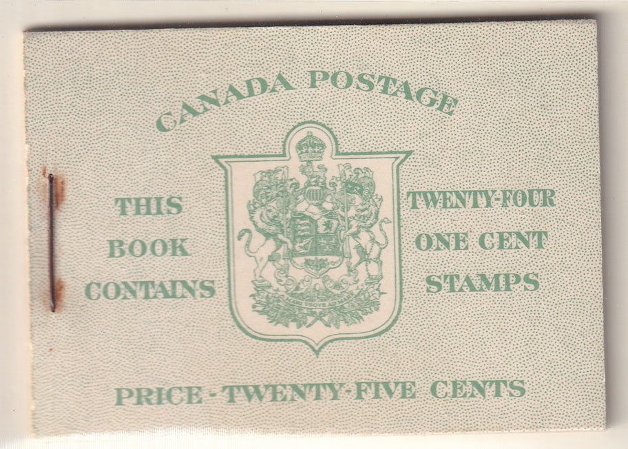 Canada 1942 Sc BK32e booklet MNH** English