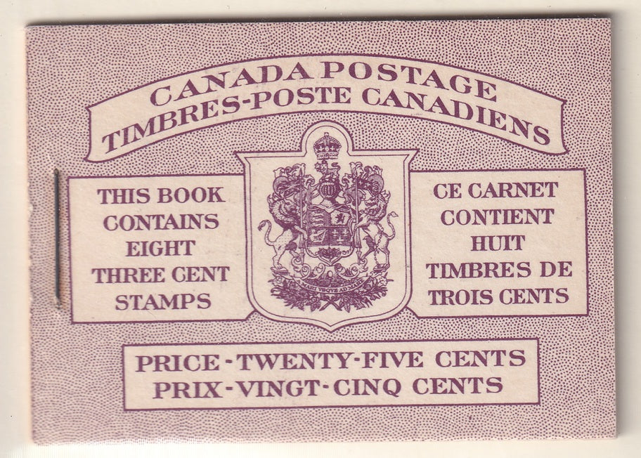 Canada 1943 Sc BK35b booklet MNH** Bilingual