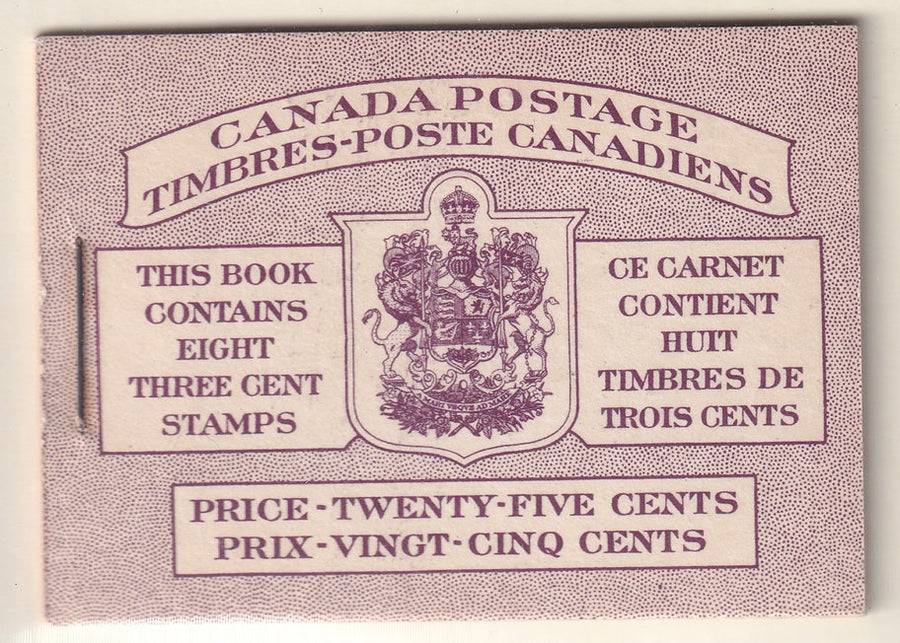 Canada 1943 Sc BK35b booklet MNH** Bilingual
