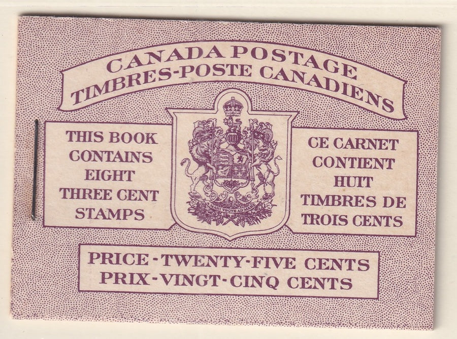 Canada 1943 Sc BK35b booklet MNH** Bilingual