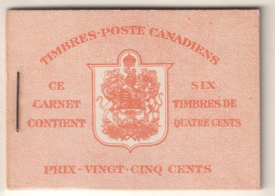 Canada 1943 Sc BK36d booklet MNH** French
