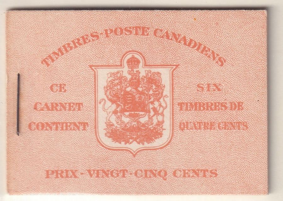 Canada 1943 Sc BK36d booklet MNH** French