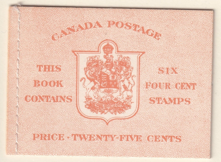 Canada 1951 Sc BK42b booklet MNH** English stitched