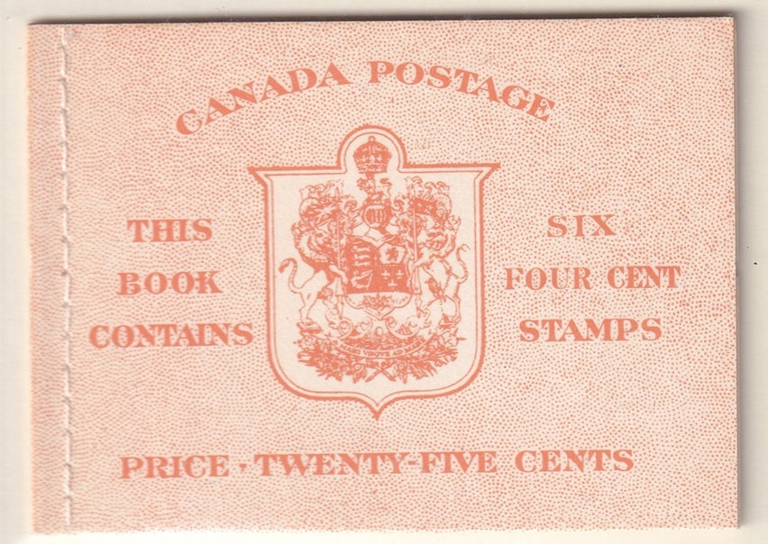 Canada 1951 Sc BK42b booklet MNH** English stitched