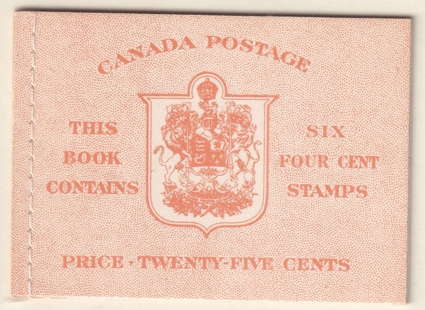 Canada 1951 Sc BK42b booklet MNH** English stitched