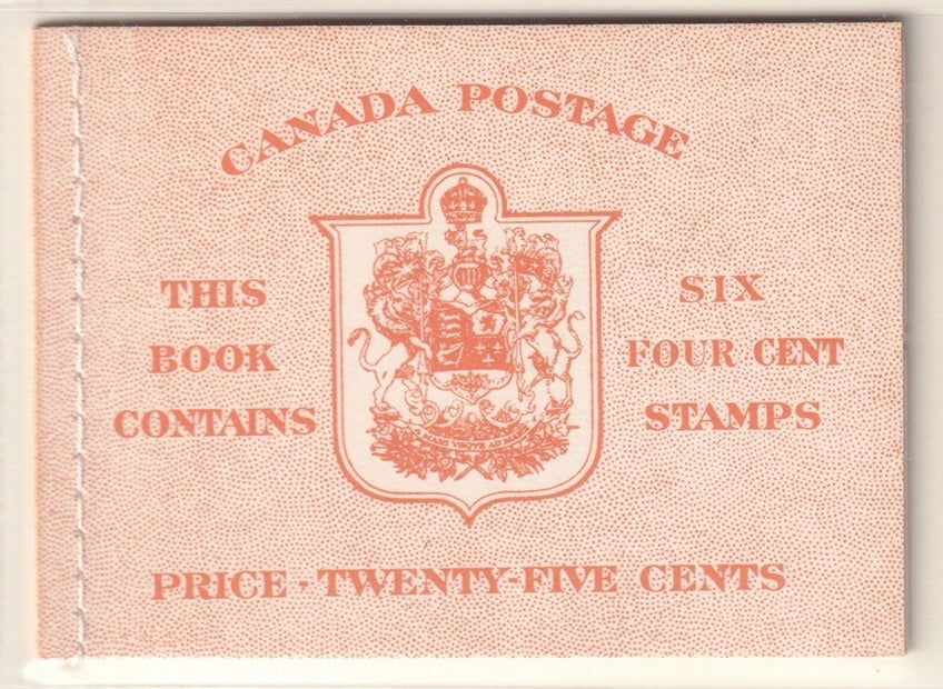 Canada 1951 Sc BK42b booklet MNH** English stitched