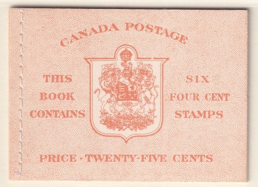 Canada 1951 Sc BK42b booklet MNH** English stitched