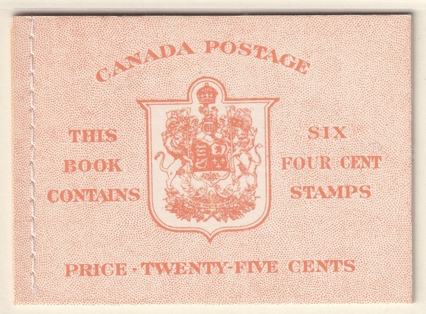Canada 1951 Sc BK42b booklet MNH** English stitched