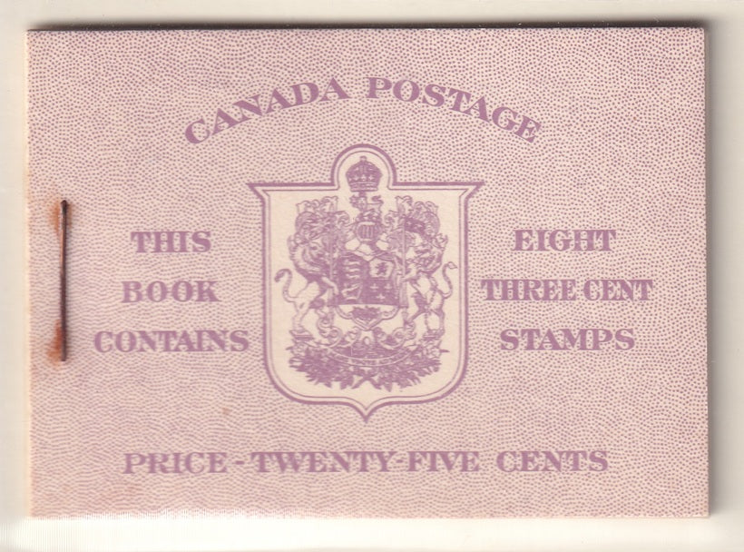 Canada 1950 Sc BK40a booklet MNH** English