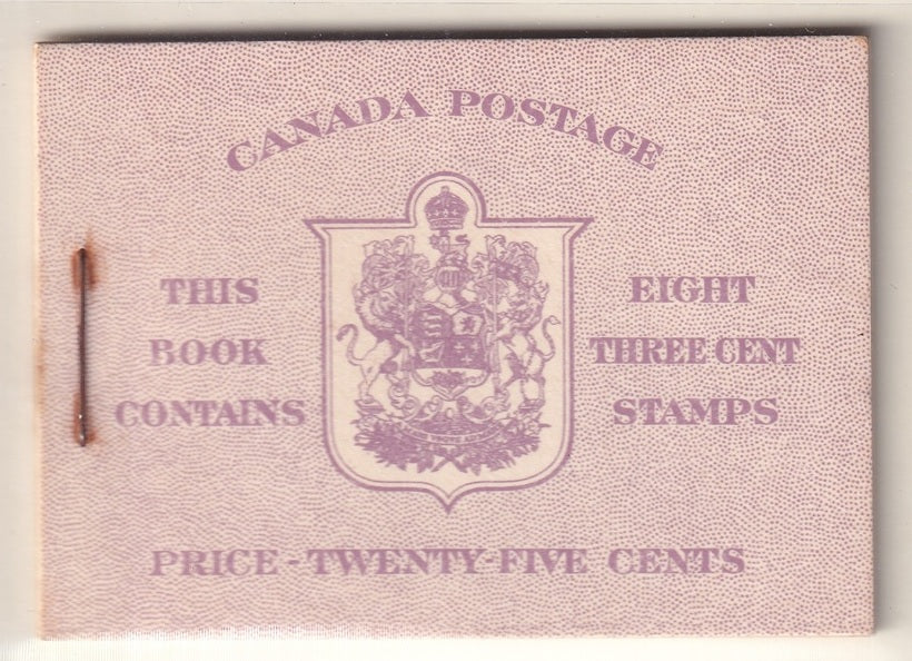 Canada 1950 Sc BK40a booklet MNH** English