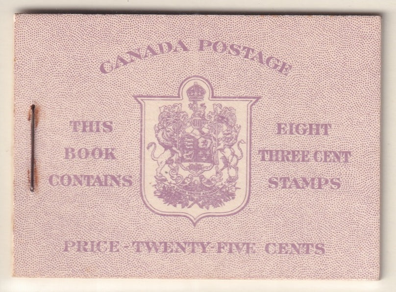 Canada 1950 Sc BK40a booklet MNH** English