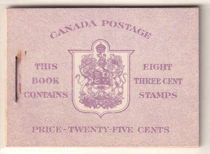 Canada 1950 Sc BK40a booklet MNH** English