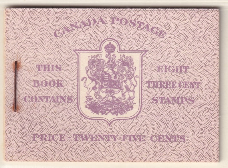 Canada 1950 Sc BK40a booklet MNH** English