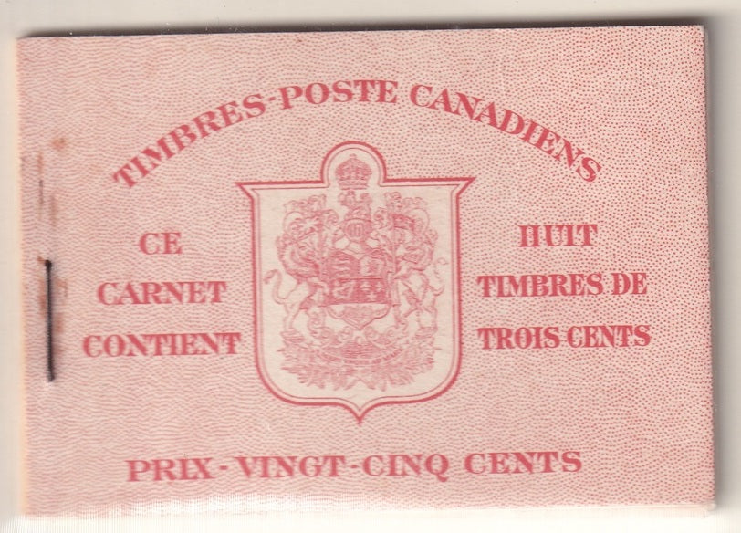 Canada 1942 Sc BK34a booklet MNH** French