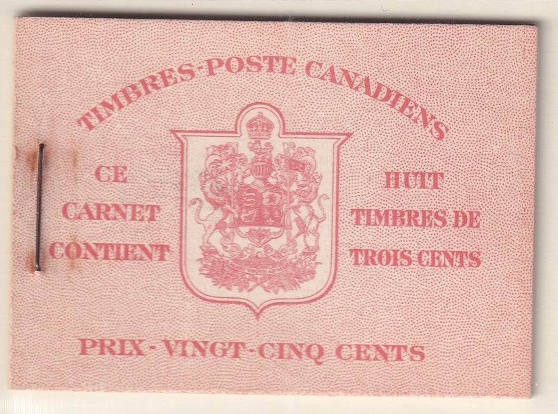 Canada 1942 Sc BK34a booklet MNH** French