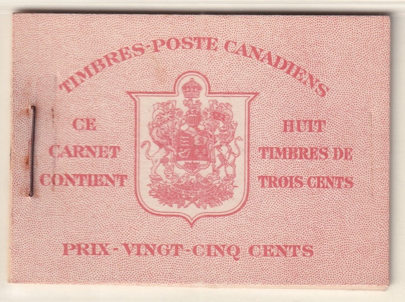 Canada 1942 Sc BK34a booklet MNH** French