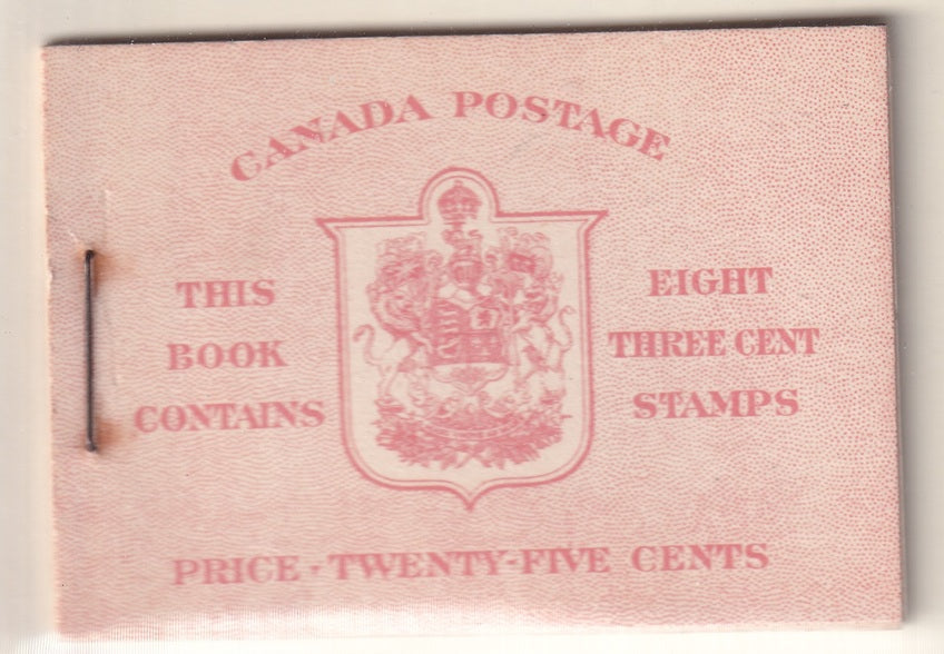 Canada 1942 Sc BK34c booklet MNH** English