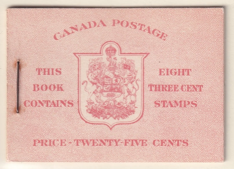 Canada 1942 Sc BK34c booklet MNH** English