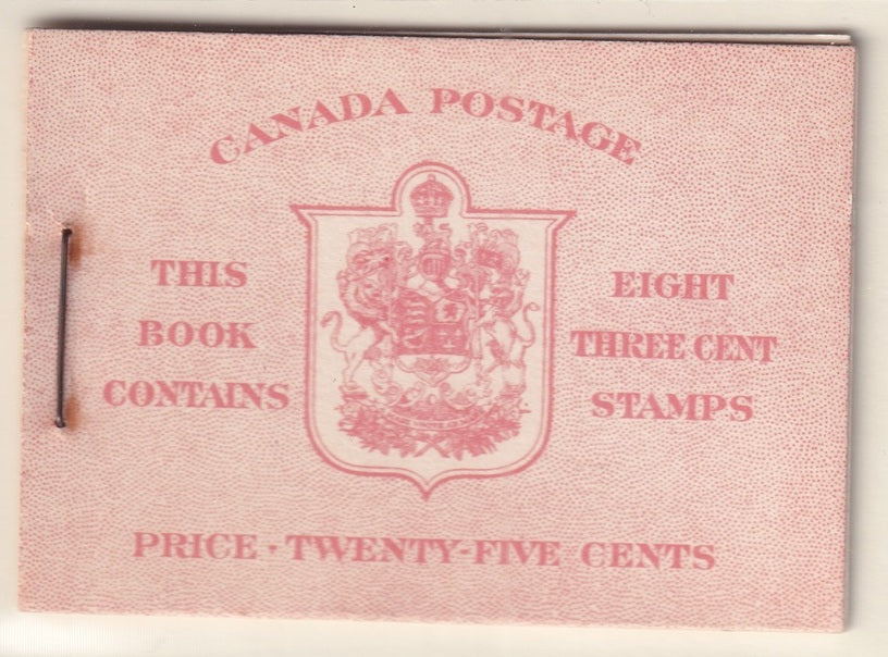 Canada 1942 Sc BK34c booklet MNH** English