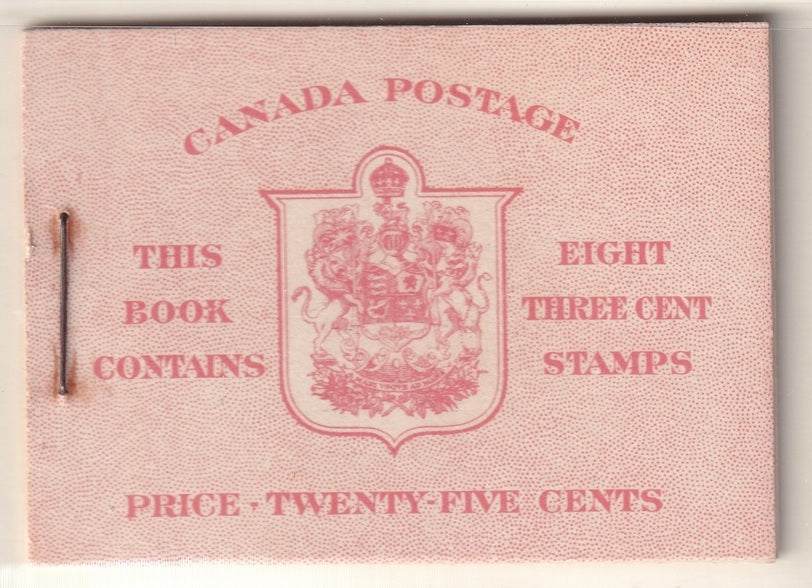 Canada 1942 Sc BK34c booklet MNH** English