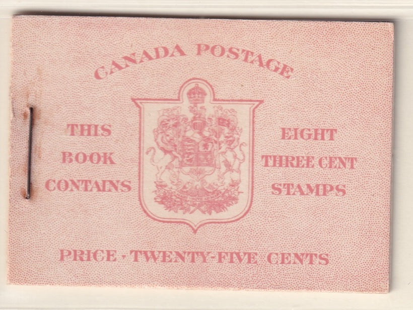 Canada 1942 Sc BK34c booklet MNH** English